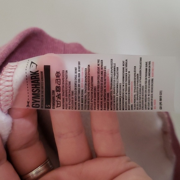 Gym Shark So Soft Sweater, pink, mock neck collar, longline tunic sweatshirt - Picture 6 of 11